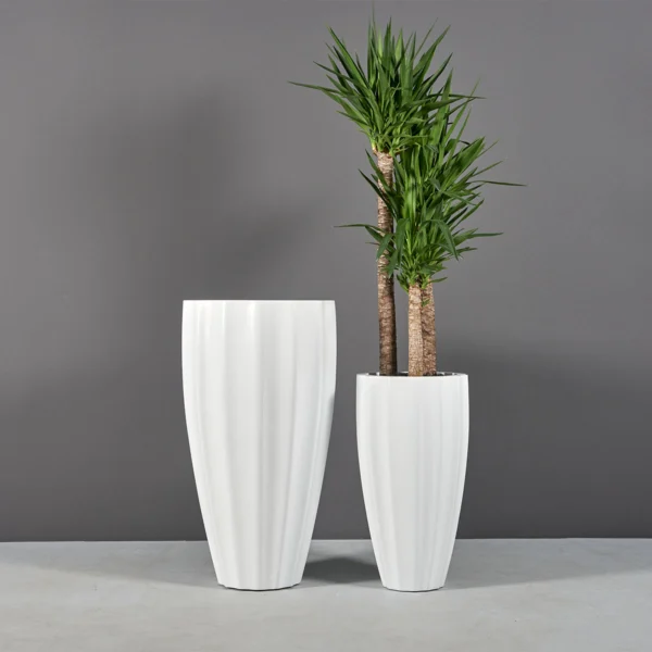 San Jose Tall Fluted Round Planter | Jay Scotts Collection