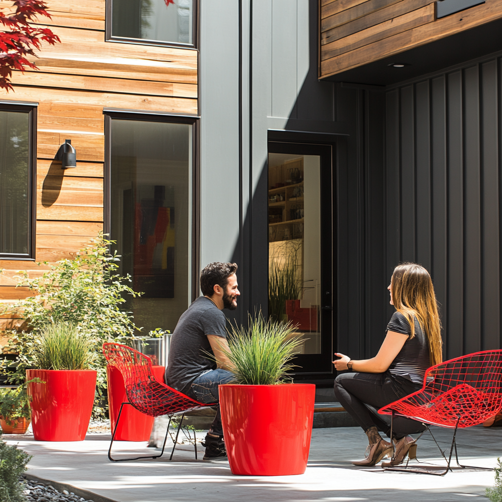 modern backyard ideas no grass
