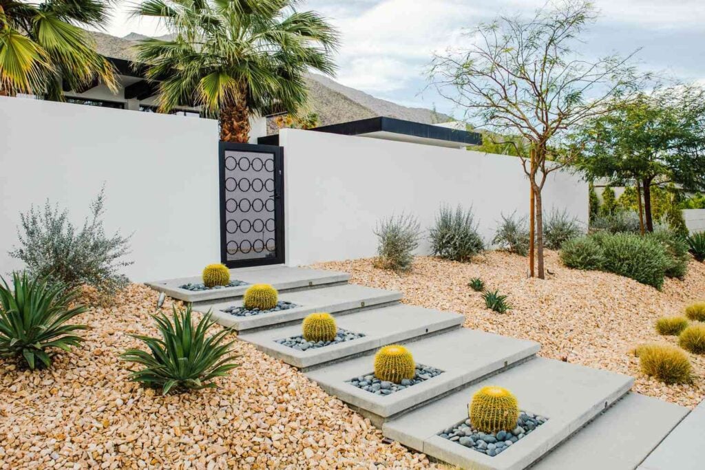 modern backyard ideas no grass