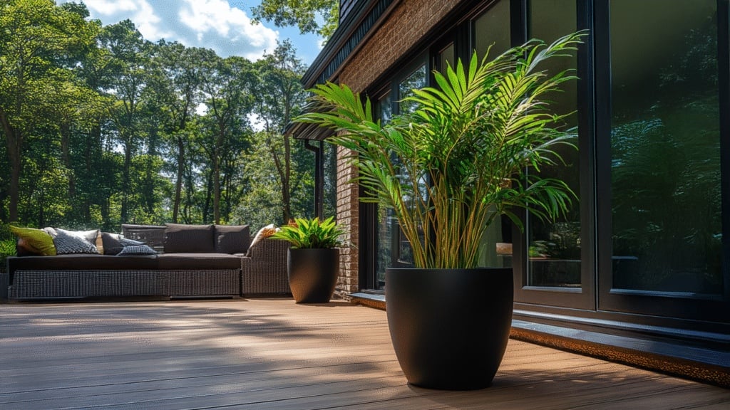 evergreen planters