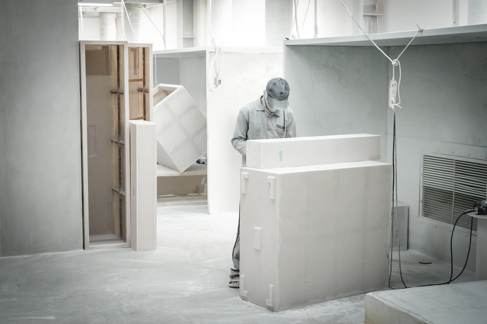 factory floor white workshop